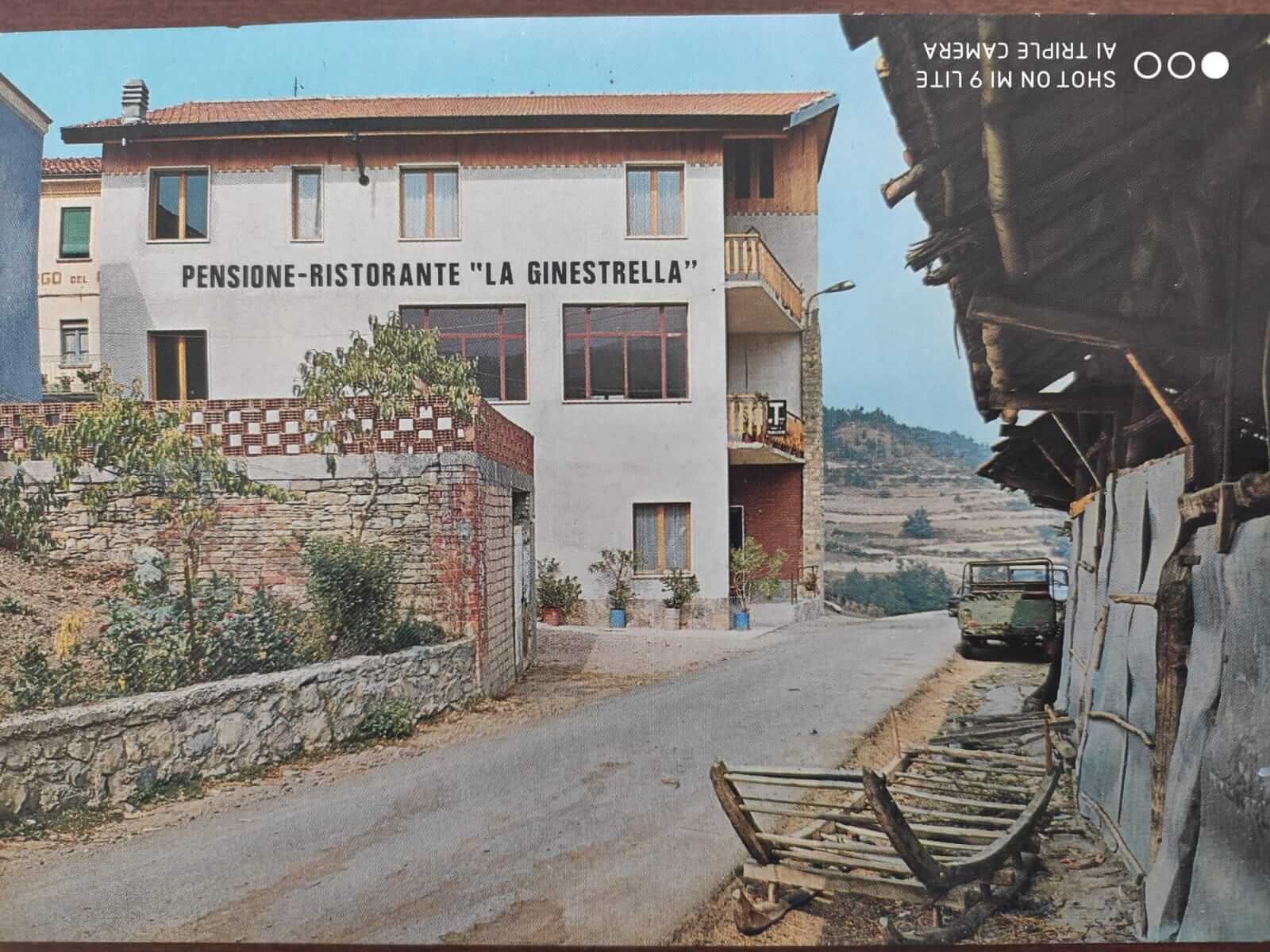 Fotografia storica del Ristorante La Ginestrella negli anni '70 – Varzi, Oltrepò Pavese